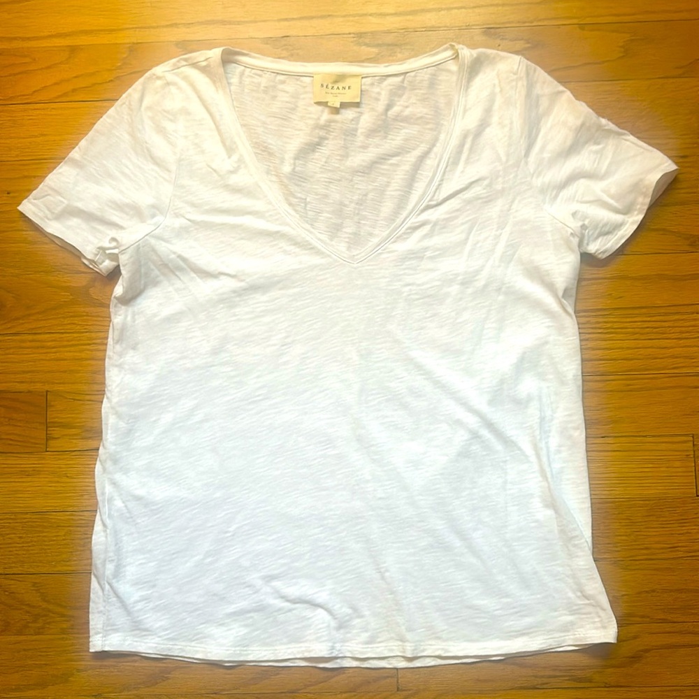 Sezane White T Shirt